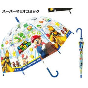 Disney 兒童卡通拱形透明直遮 (雨傘)