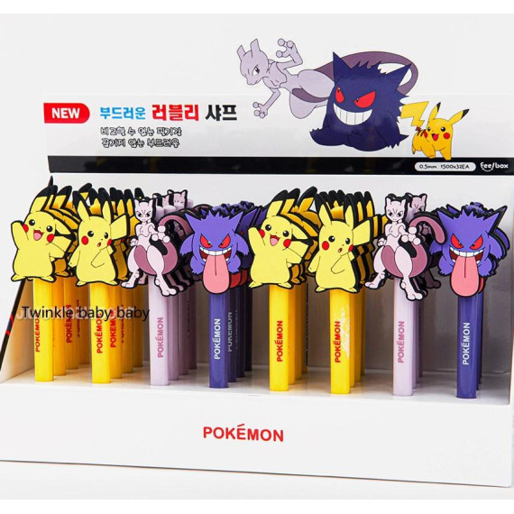韓國 Pokemon 比卡超鉛芯筆 (款式隨機)