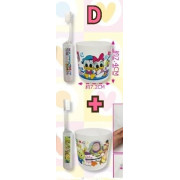 日本 Disney 漱口杯+牙刷 (1套2款)